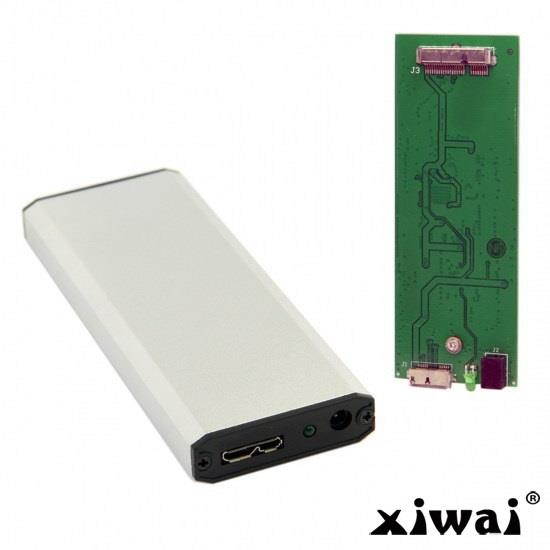 Xiwai USB 3.0 to Macbook Pro Retina A1425 A1398 MC975 MC976 MD212 MD213 ME662 ME664 ME665 SSD Hard Disk Case