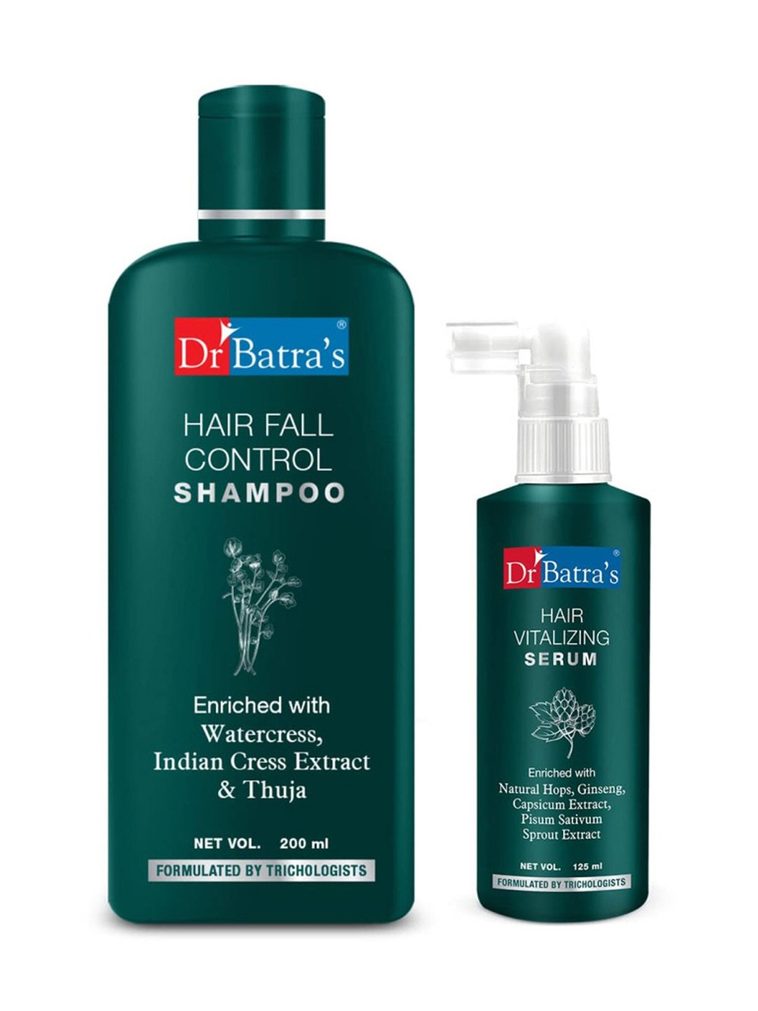 Dr. Batra's Hair Vitalizing Serum & Hairfall Control Shampoo