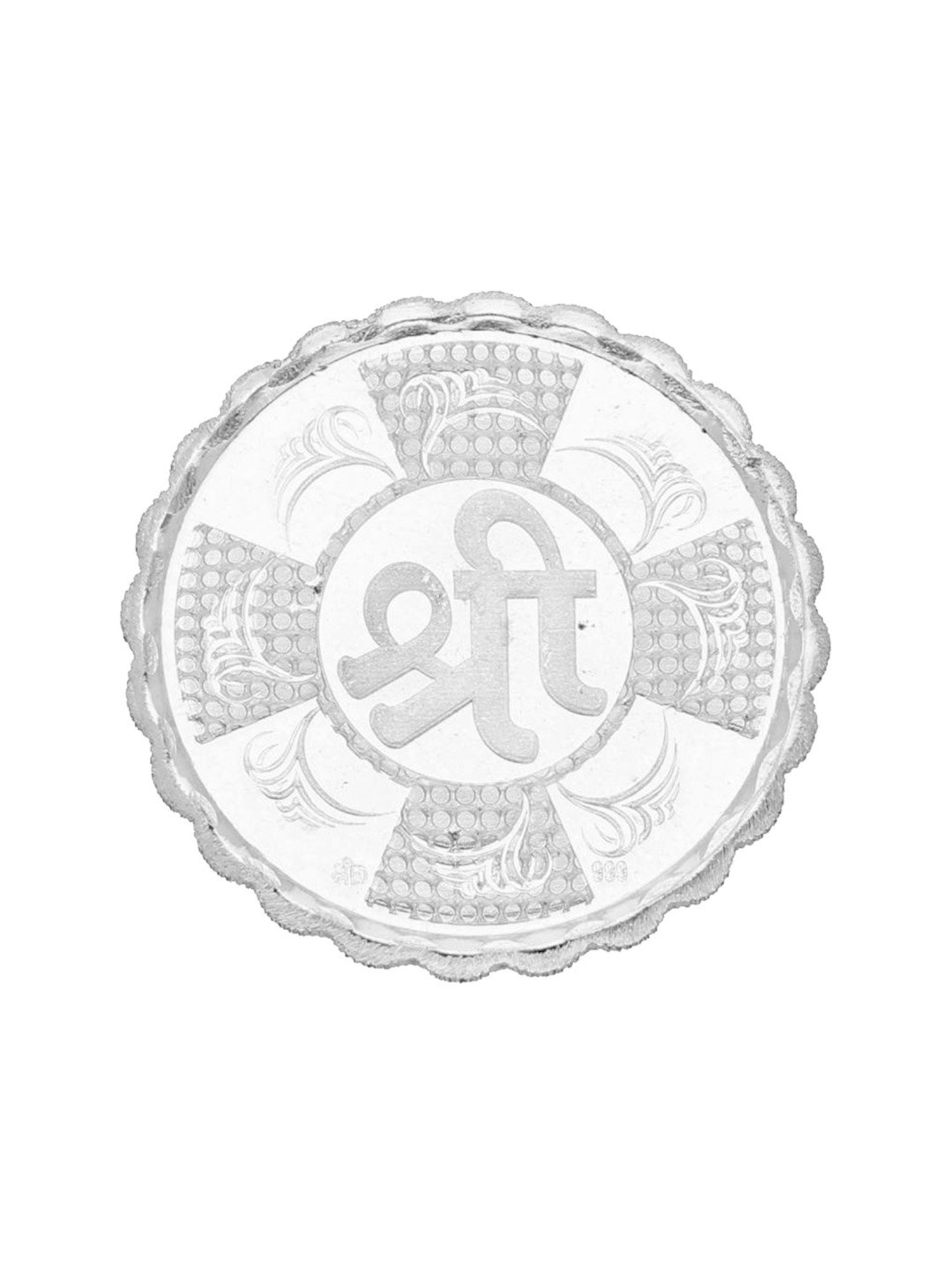 Sri Jagdamba Pearls Saraswati 999 Silver 10gm Silver Coin