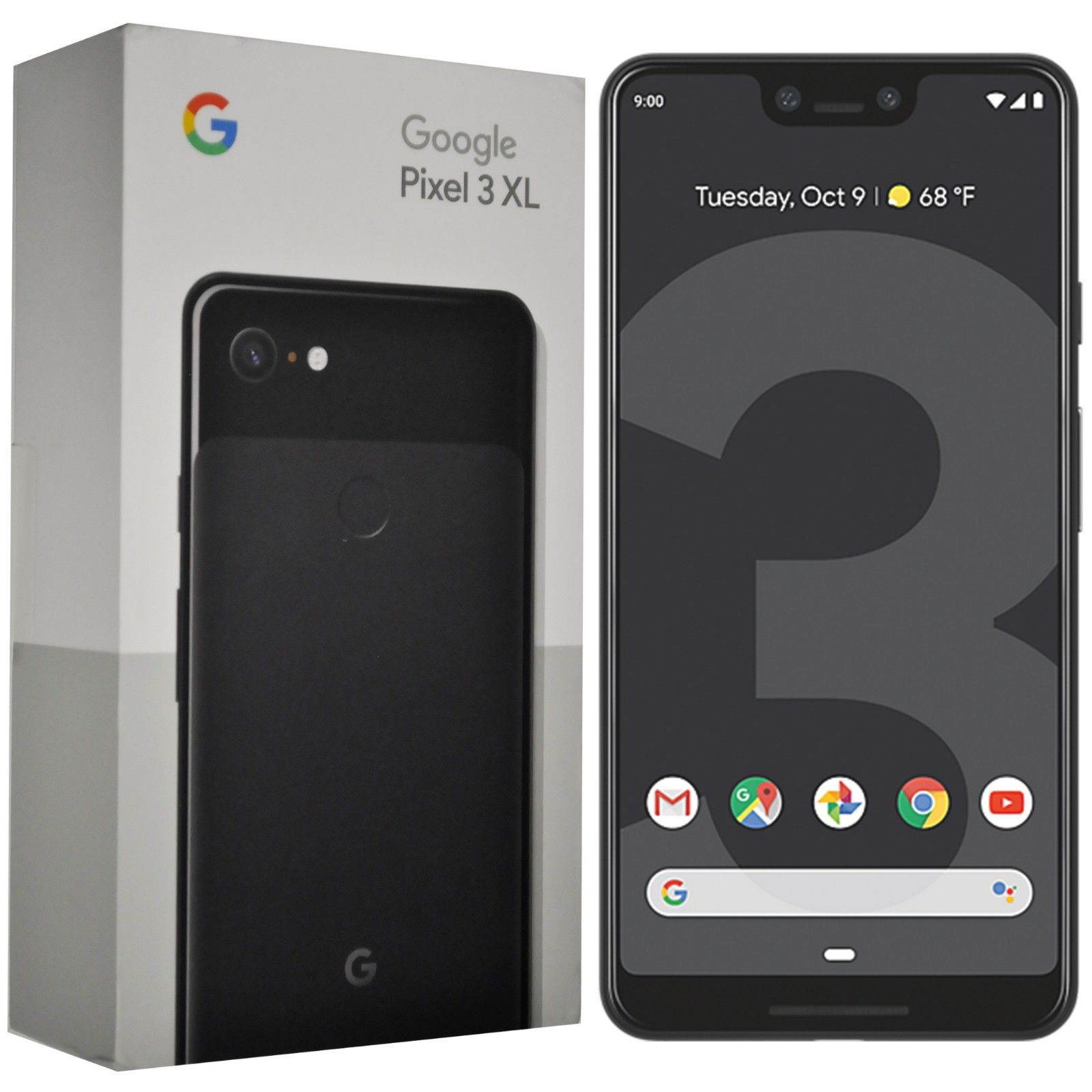 Google Pixel 3 XL G013C (2018) 64GB (No CDMA, GSM only) Factory Unlocked 4G/LTE Smartphone - Not Pink