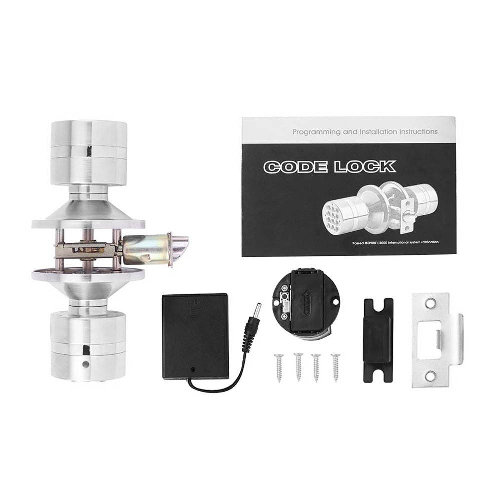 Digital Door Lock Ball Shape Keyless Entry Electronic With Keyboard Combination