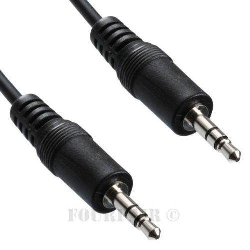 15ft 1/8" 3.5mm Stereo Audio Headphone Cable Cord Male to Male M/M MP3 Aux PC
