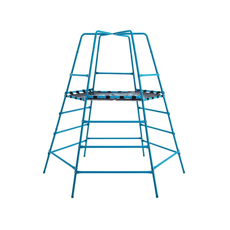 TP Toys Explorer 2 Climbing Set Jungle Gym with Platform and Tent - Blue