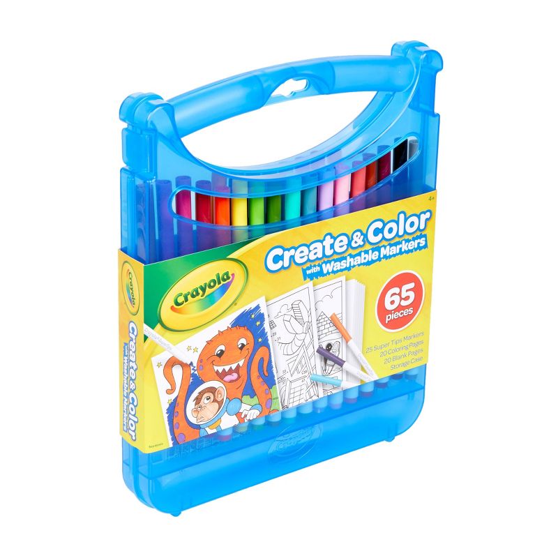 Crayola 65pc Create & Color Art Case with Washable Markers