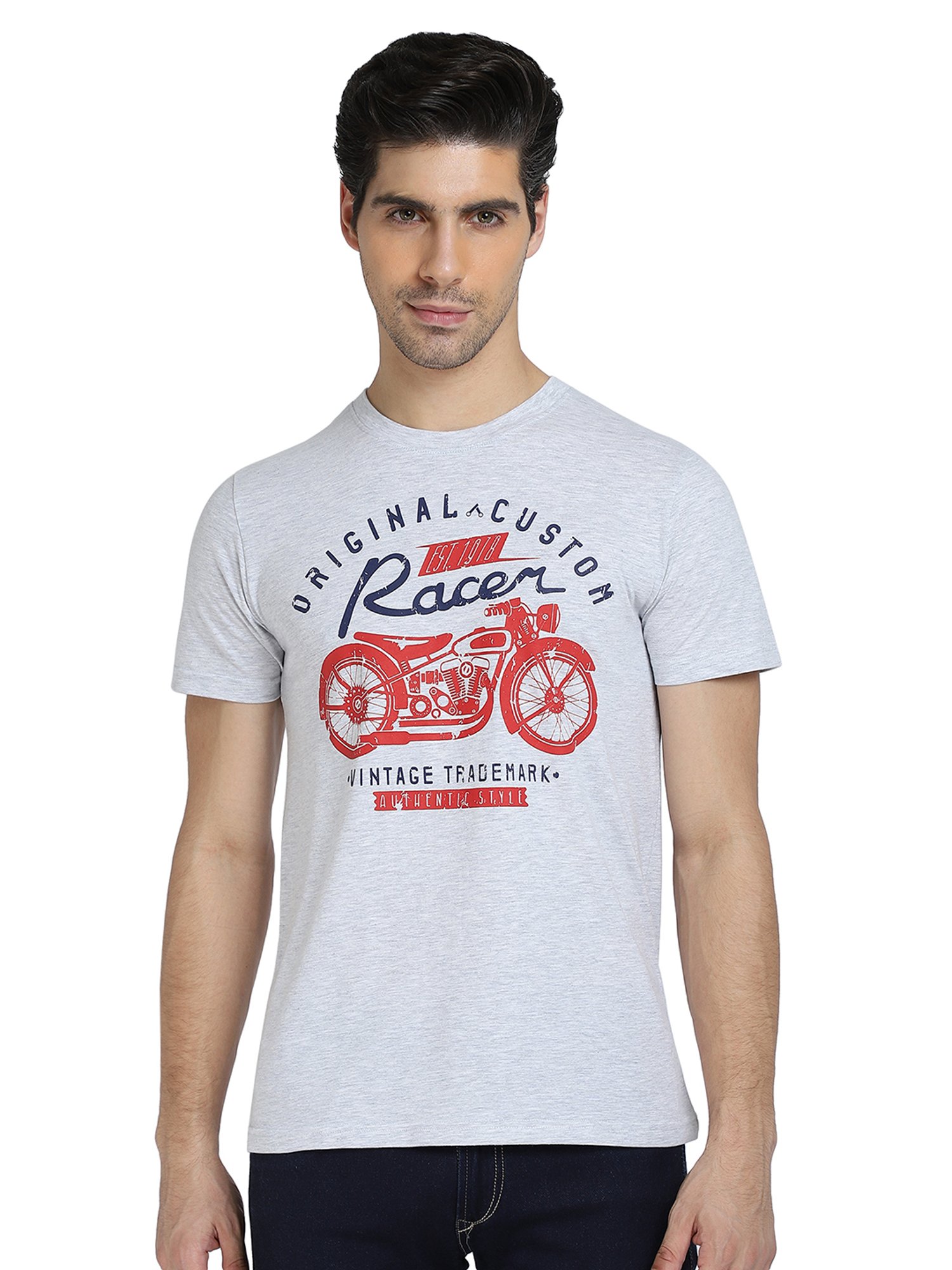 Dyca Light Grey Crew T-Shirt