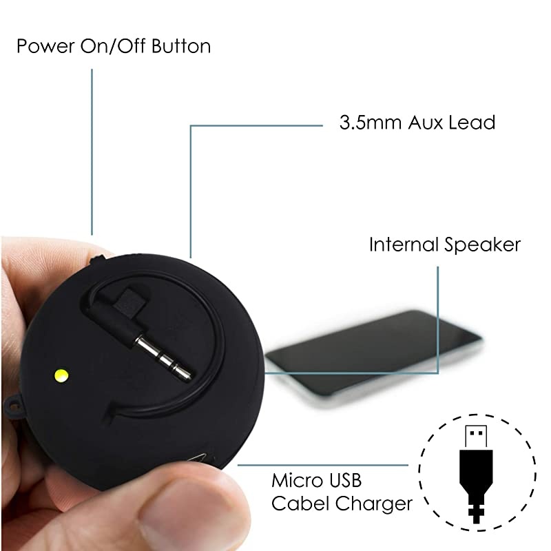 Mini Portable Rechargeable Travel Speaker Wired 35mm Headphone Jack