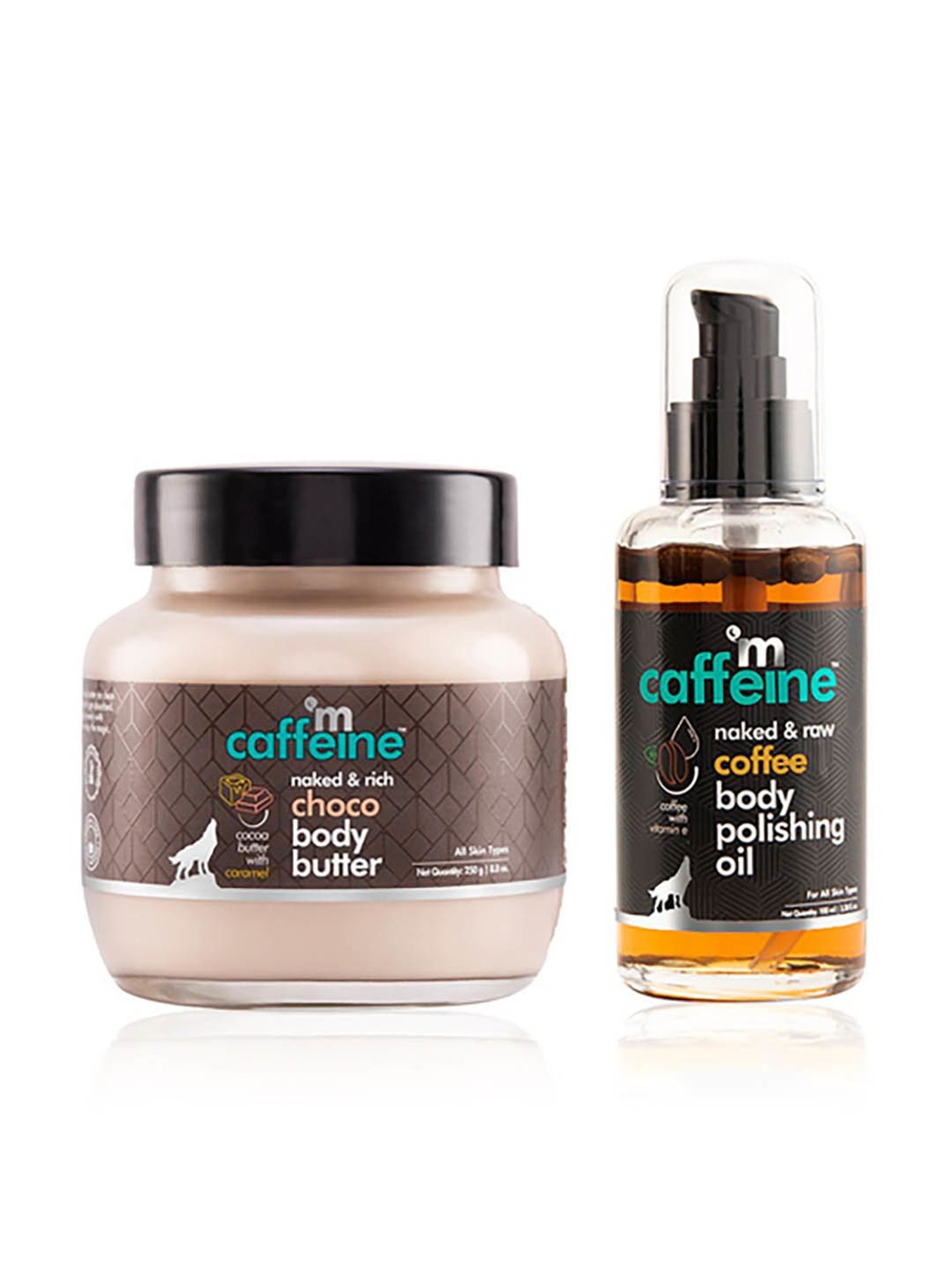 mCaffeine Coffee-Choco Intense Moisturization Set - Pre & Post Shower