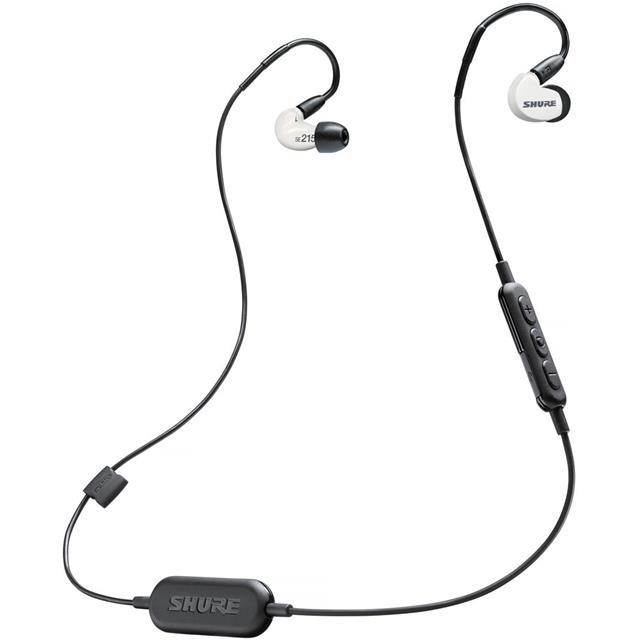 Shure SE215 Special Edition Earphones with Remote & Mic Cable, White