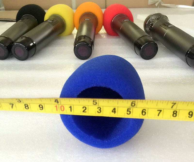10pcs Wireless Handheld Stage Microphone Windscreen Foam Mic Cover Karaoke DJ Microfone Sponge Pop Filter Wind Shield