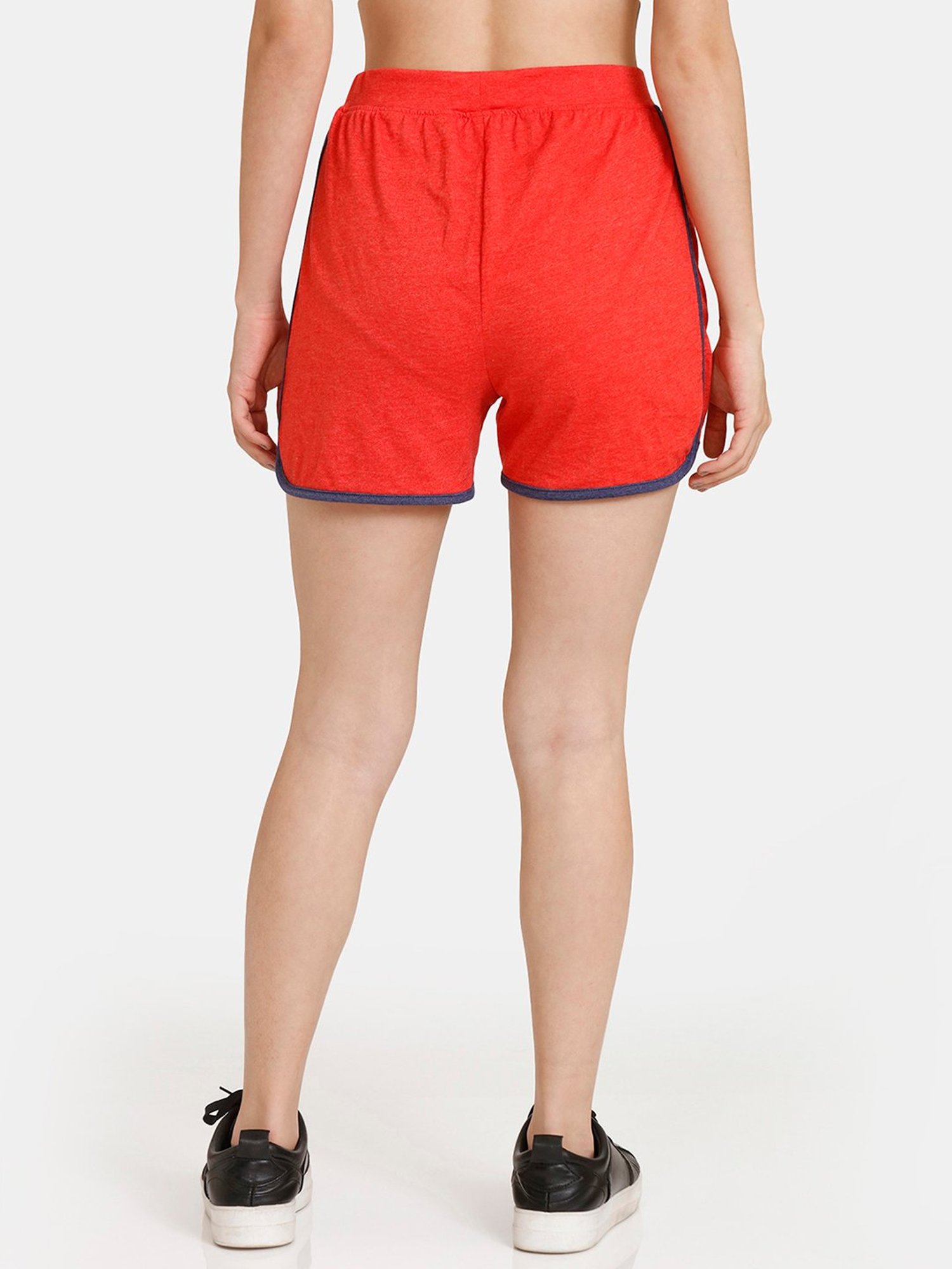 Rosaline by Zivame Red Graphic Print Shorts
