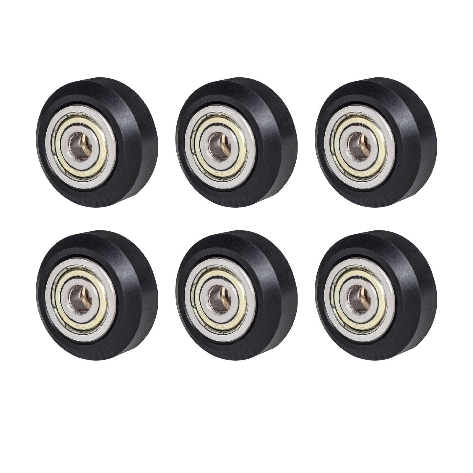 Aibecy 6pcs 3D Printer Parts POM Pulley Wheel 625zz Idler Pulley Gear Passive Round Wheel Compatible with Creality Ender 3 CR-10 CR-10S
