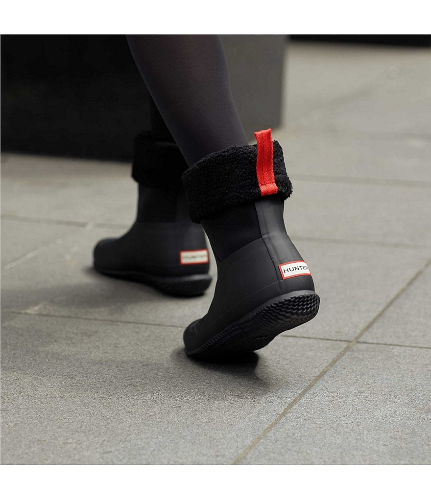 Hunter Women's Original Insulated Roll Top Sherpa Waterproof Boots