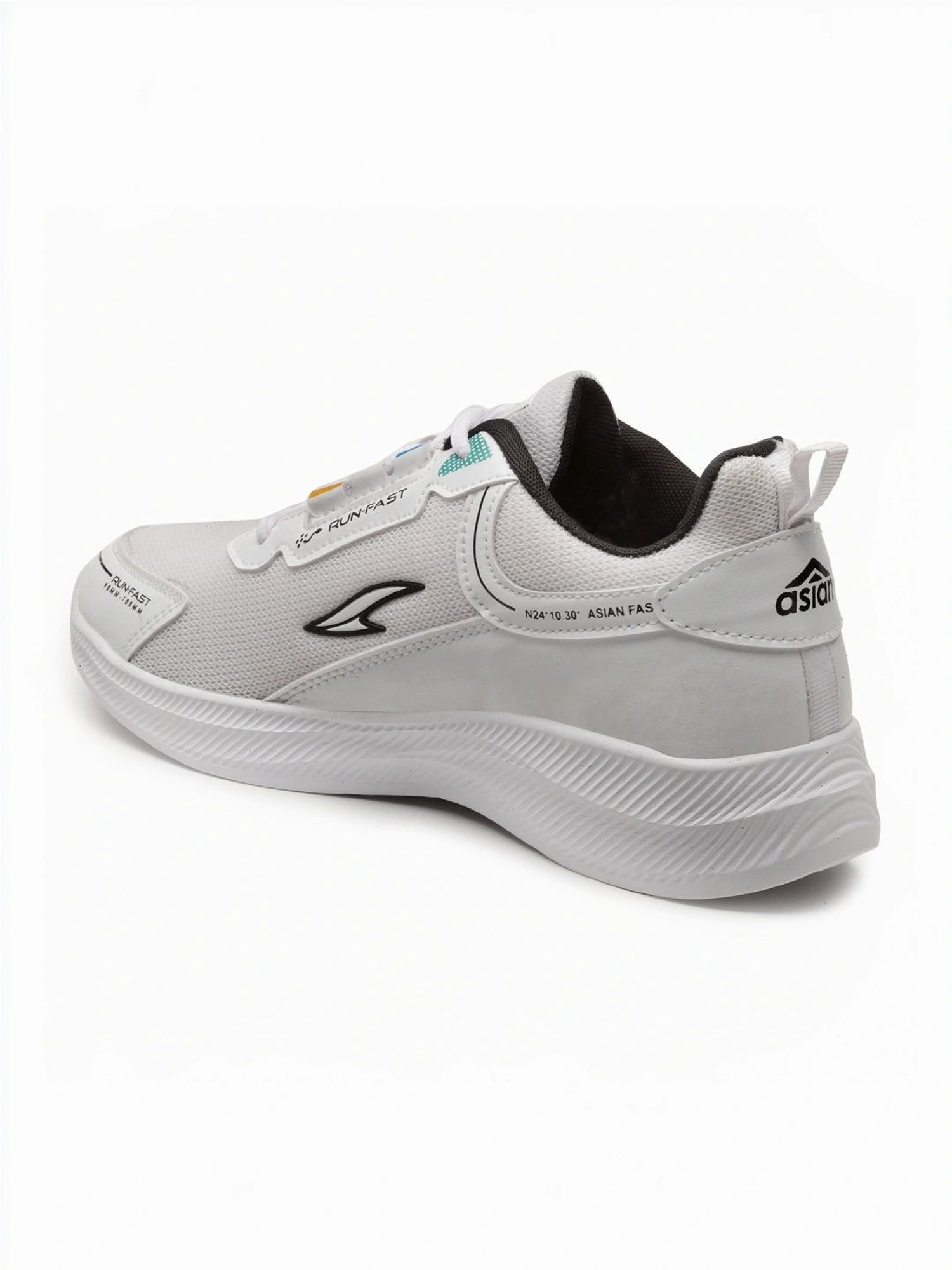 Asian Men's White Running Shoes