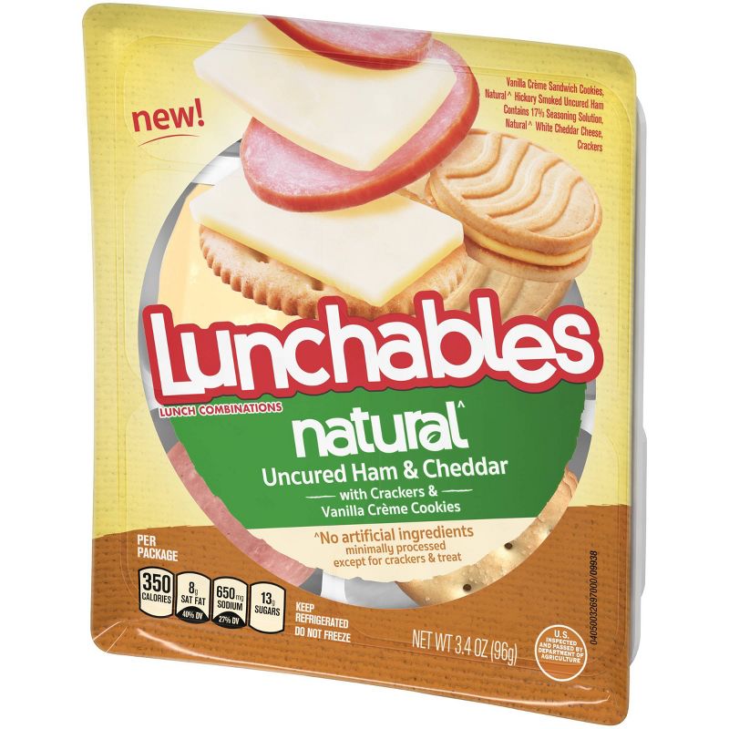 Oscar Mayer Lunchables Natural Ham And Cheddar - 3.44oz
