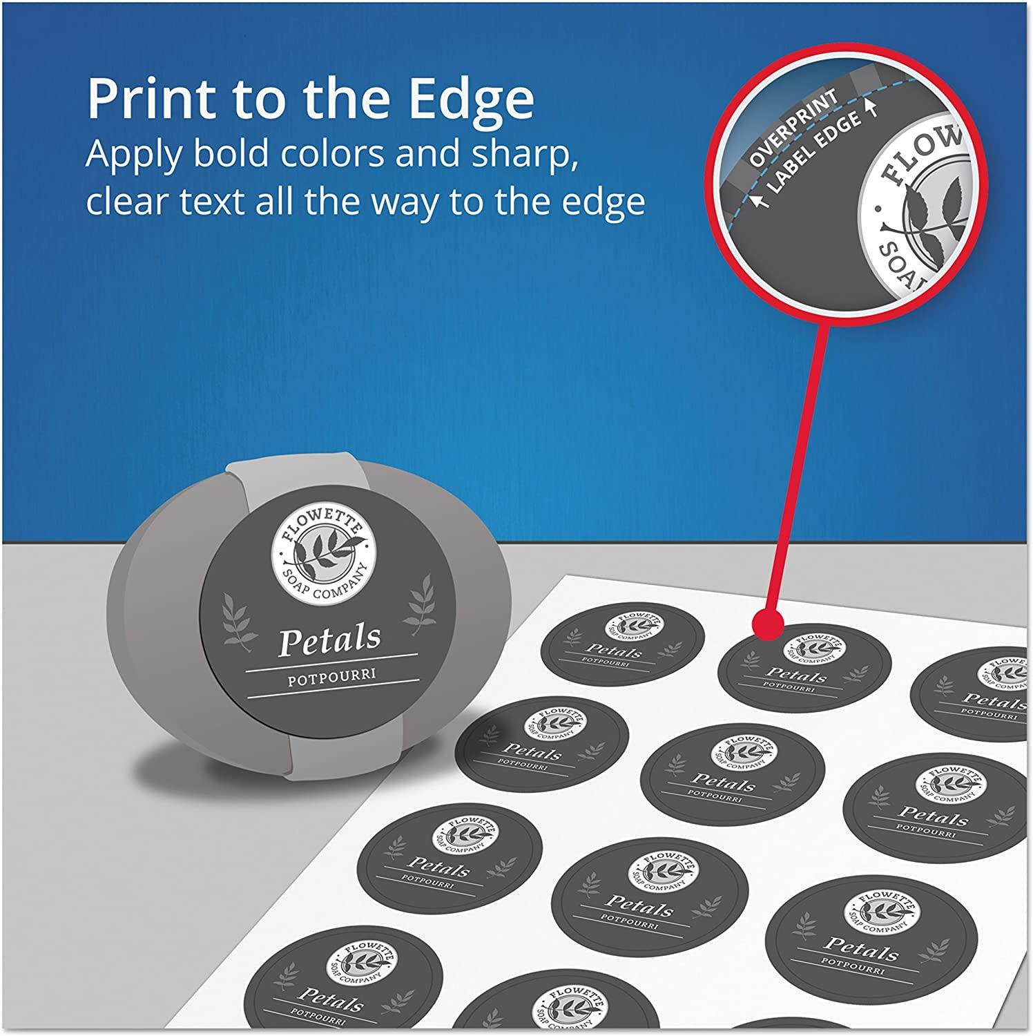 Avery Address Labels, Permanent Adhesive,  Pearlized, Ivory, 1" x 2-5/8", 240 Labels (22837)