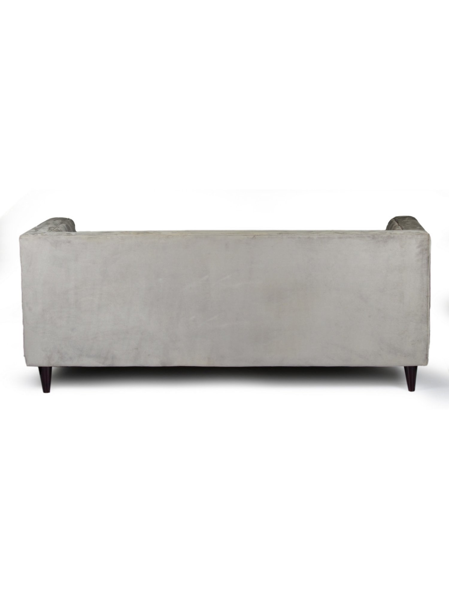 Durian Berry Black Premium Leatherette 2 Seater Sofa