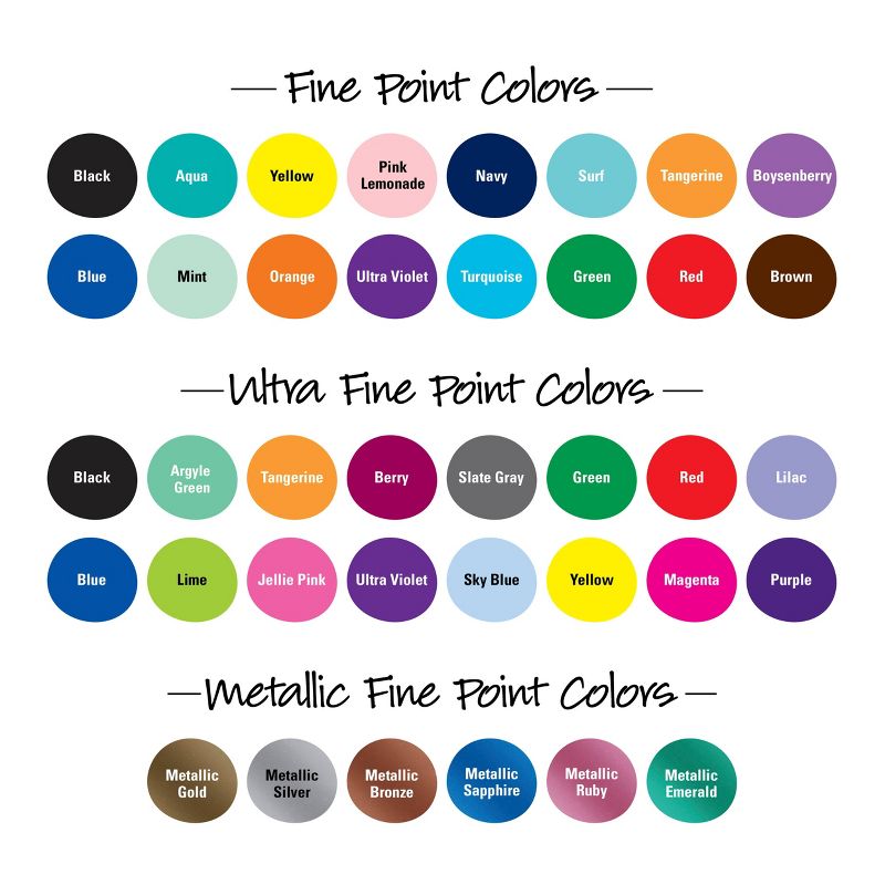 38ct Sharpie Permanent Marker Set with 6 Bonus Activity Pages