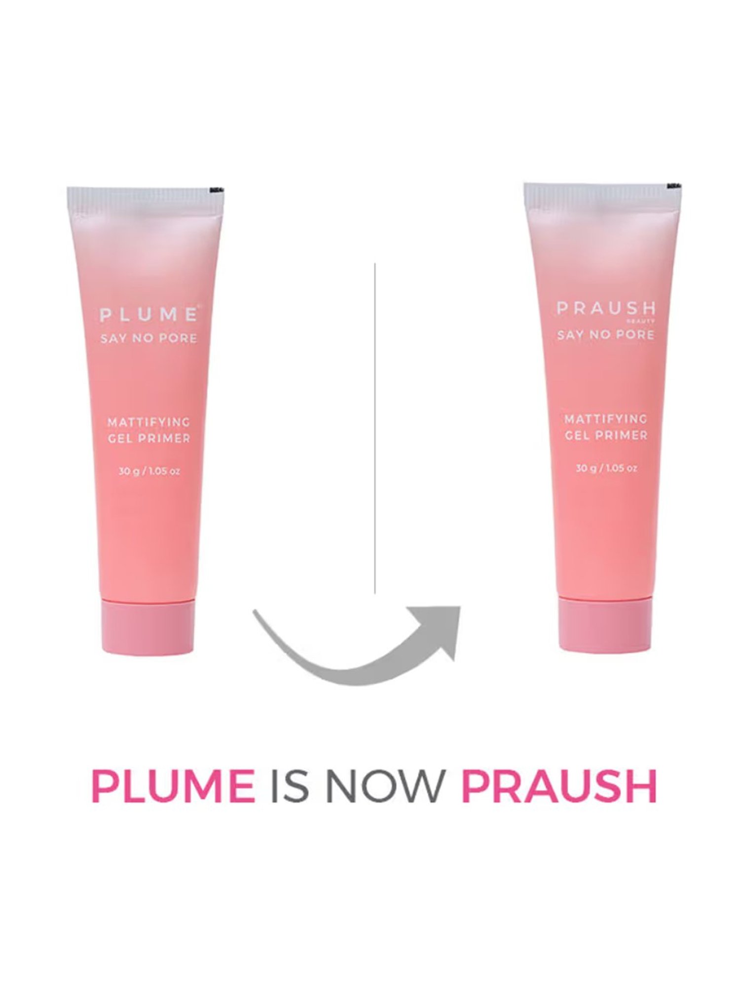 Praush Beauty Say No Pore Mattifying & Skin Perfecting Gel Primer - 30 gm