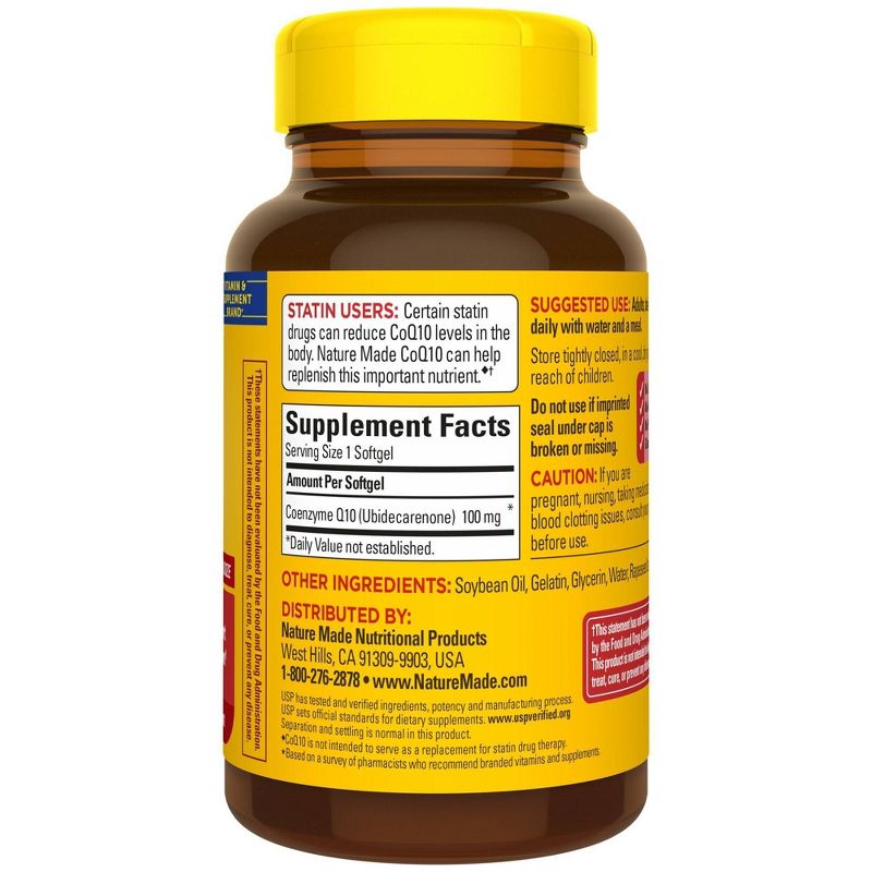 Nature Made 100mg CoQ10 Softgel - 120ct
