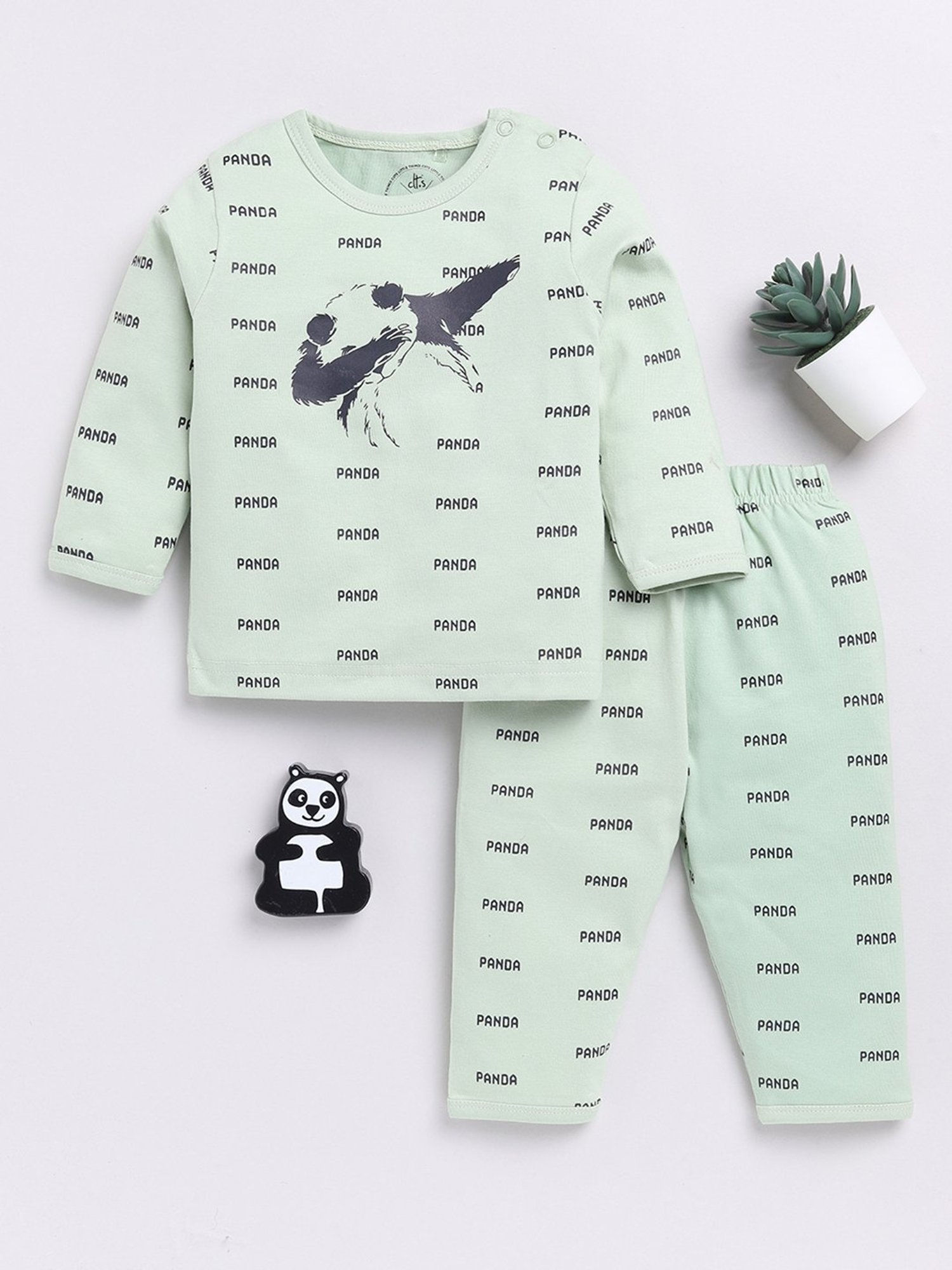 Clt.s Boys Light Blue Printed T-Shirt with Pants