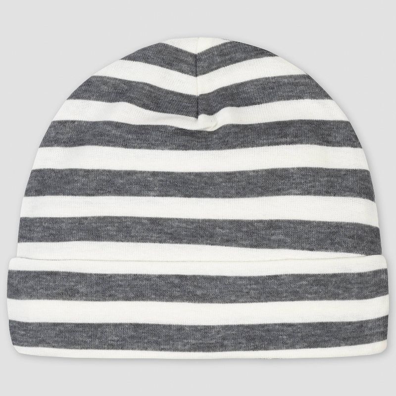 Yoga Sprout Baby Boy Cotton Caps 3pk, Fox, 0-6 Months