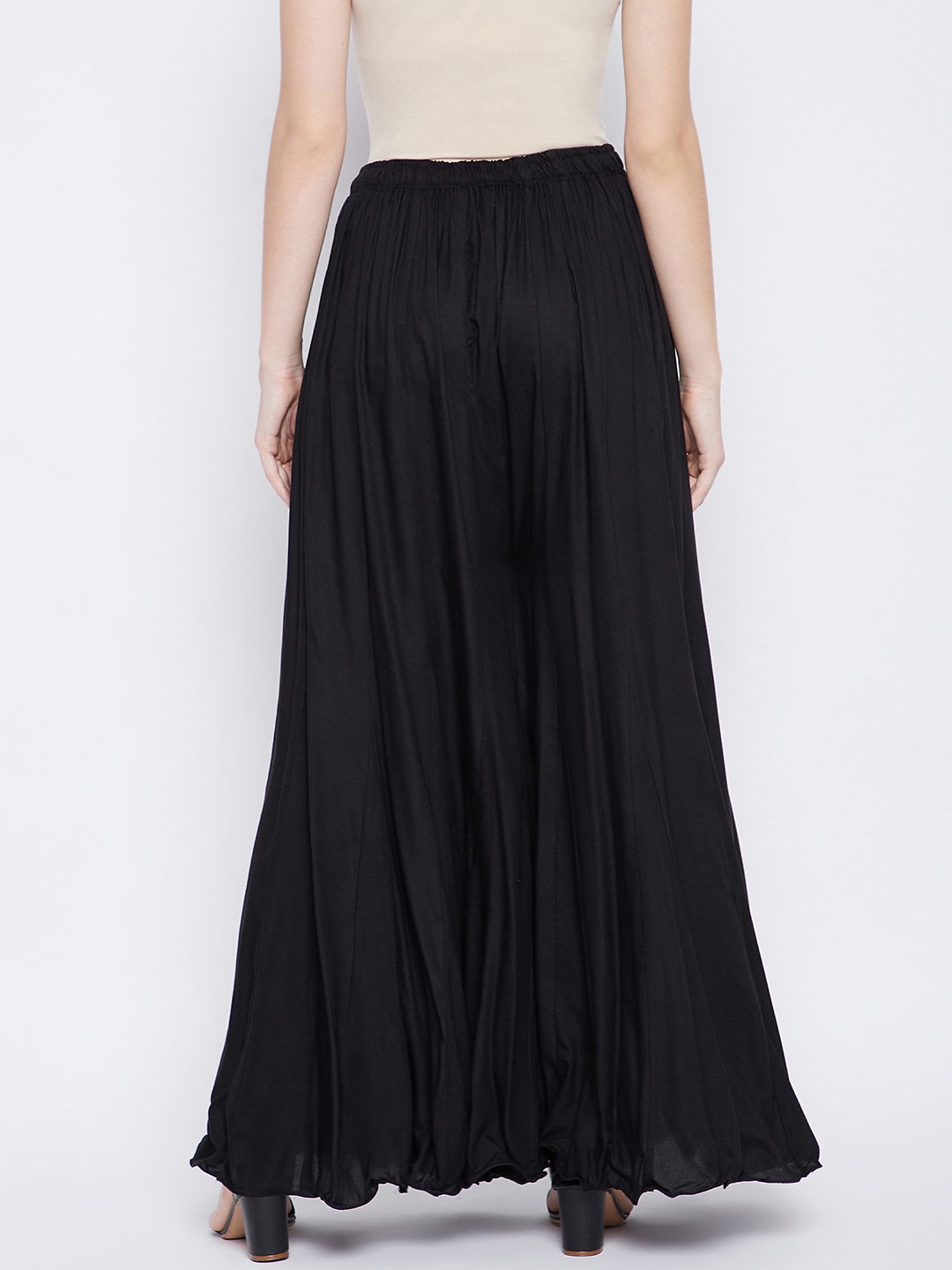 Castle Black Regular Fit Palazzos