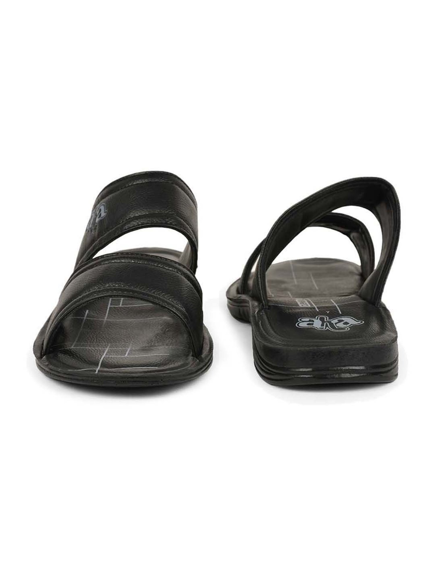 Aha by Liberty Men's Black Casual Sandals