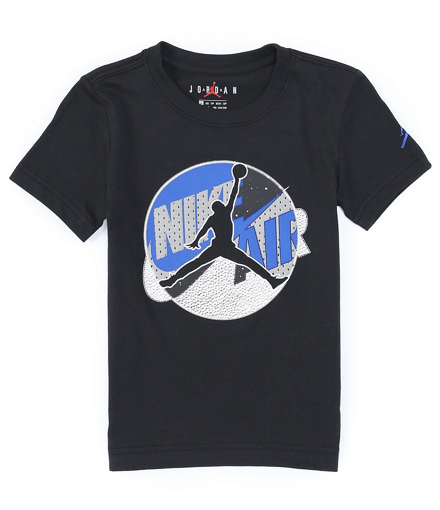 Jordan Little Boys 4-7 Short-Sleeve Jumpman Patched Graphic Tee