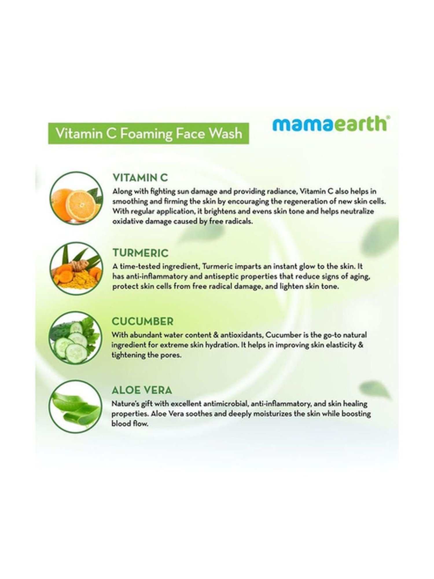 Mamaearth Vitamin C Foaming Face Wash - 150 ml