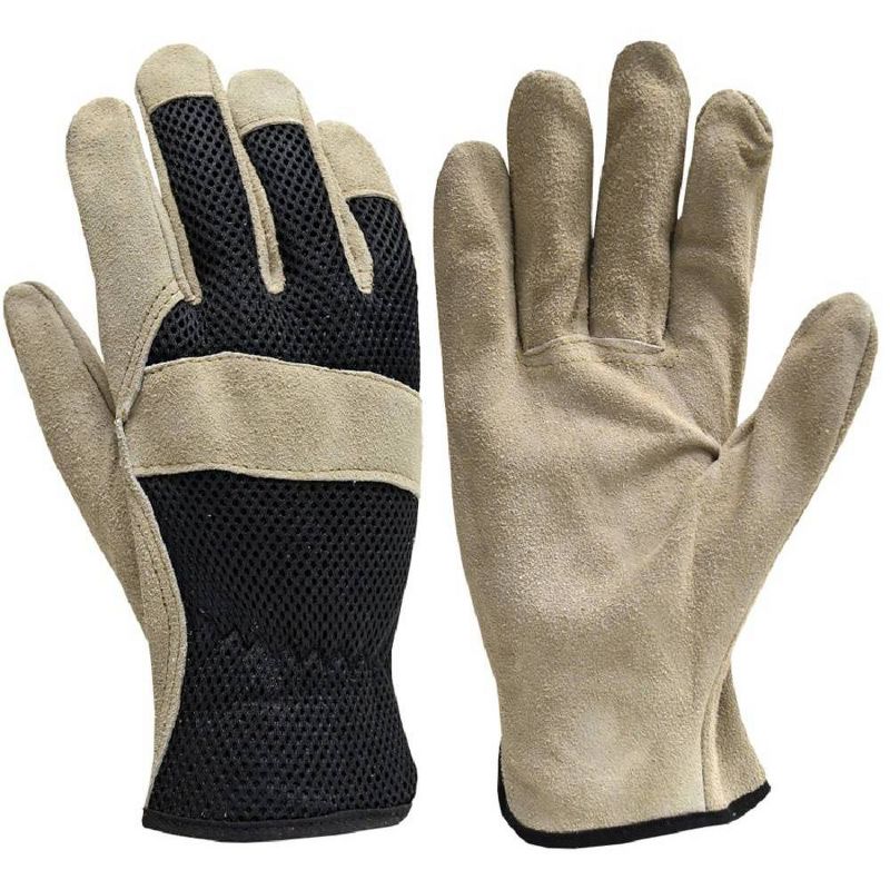 True Grip Leather Work Glove Brown