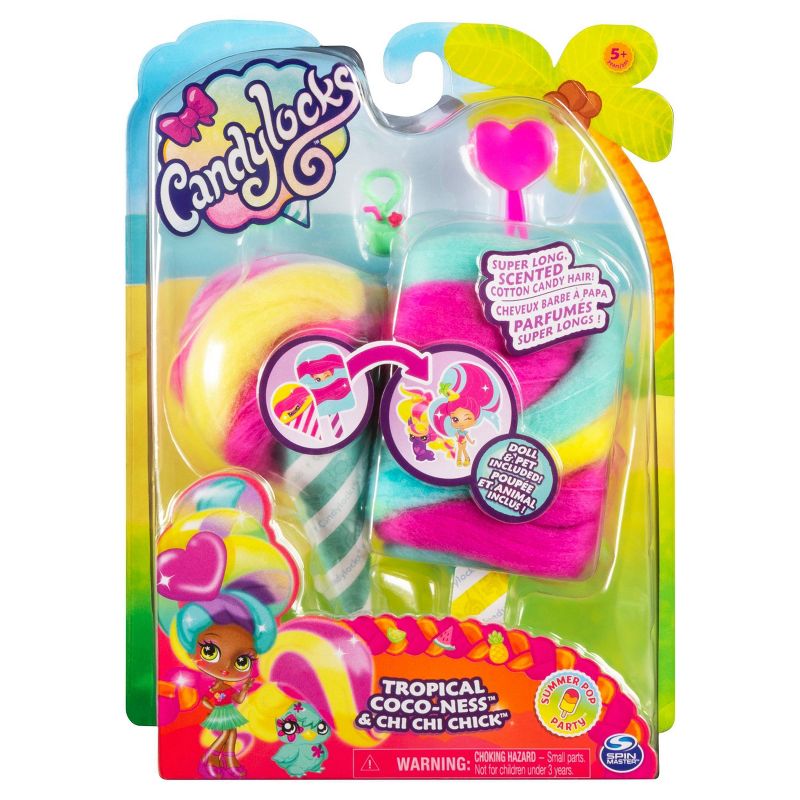 Candylocks Doll + Pet - Tropical Coco-ness & Chi Chi Chick