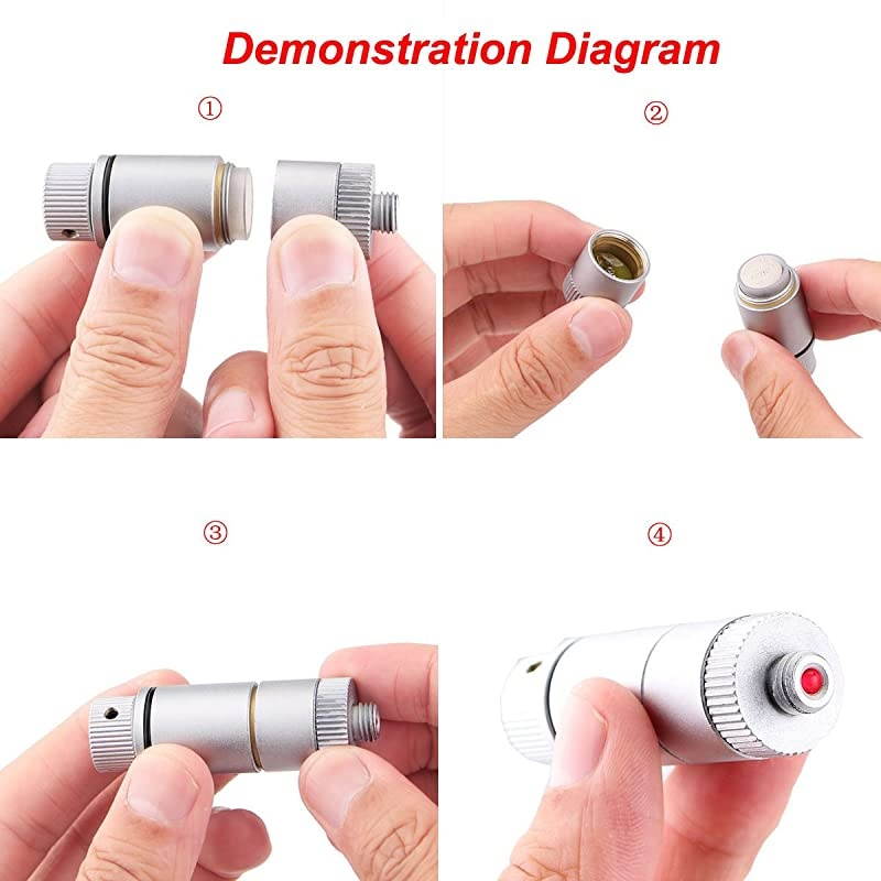 Reticle Eyepiece 125 inches Illuminated Eyepiece 125mm Doubleline Crosshair LED Illuminator 40 Degree FOV 4 Elements Design Guide Star