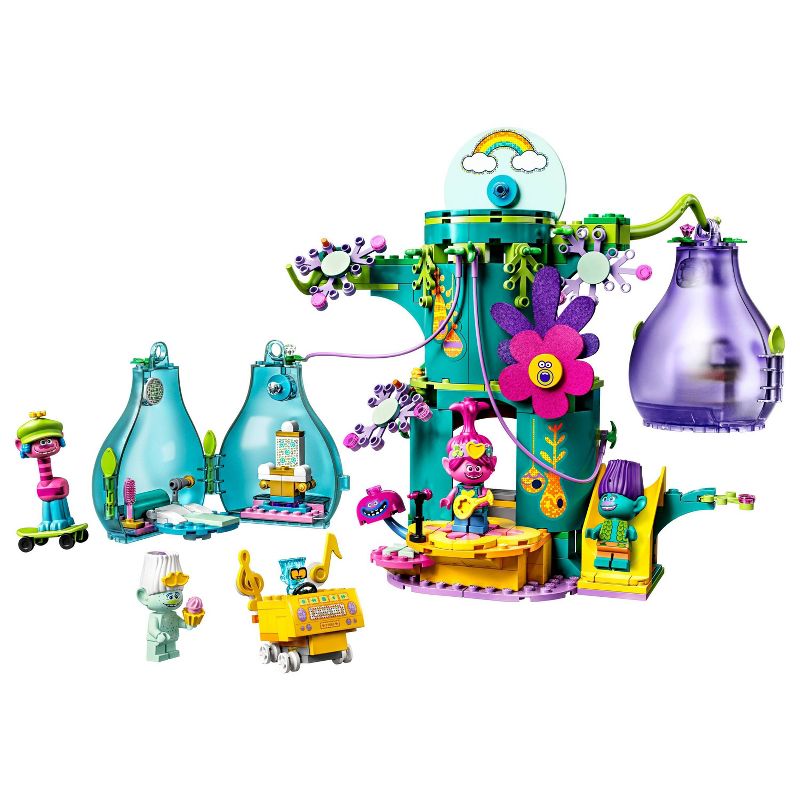 LEGO Trolls World Tour Pop Village Celebration Tree House Building Kit 41255
