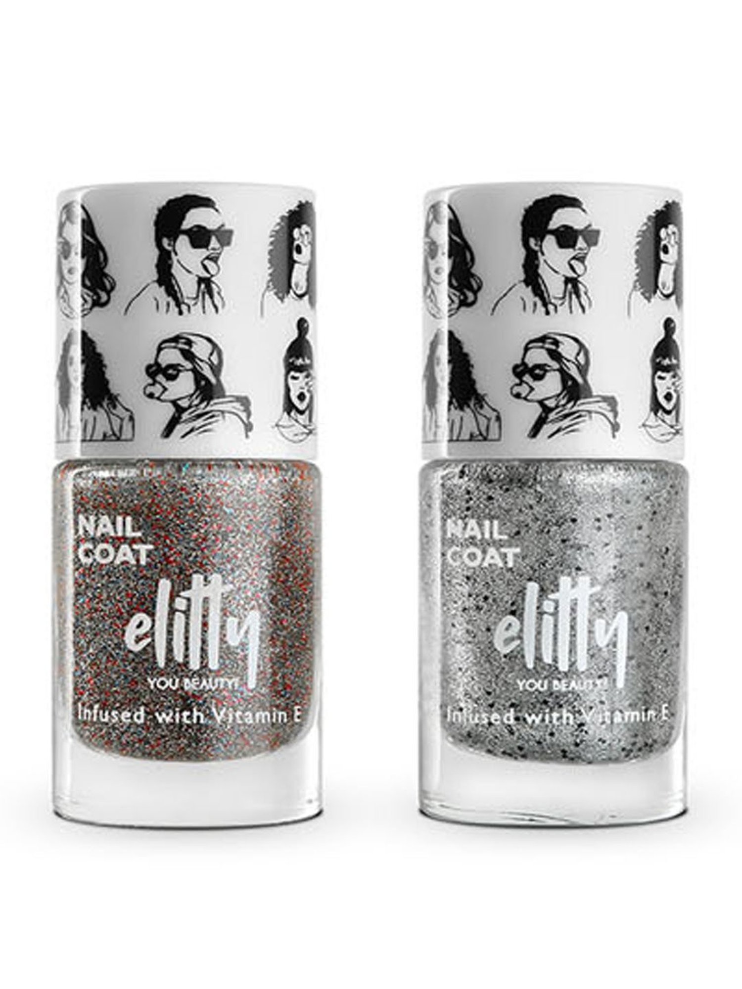 Elitty Mad Over Nails Nail Polish Vibing Combo - Pack of 2 - It s a Vibe, Ice Breaker