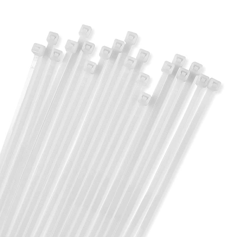 8quot White 40 lb 1000 Pack Zip Ties Choose SizeColor By