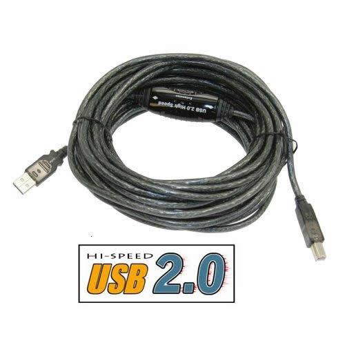 USBGear 25ft Hi-Speed USB 2.0 Active Cable A Male to B Male  Japan NEC Chip