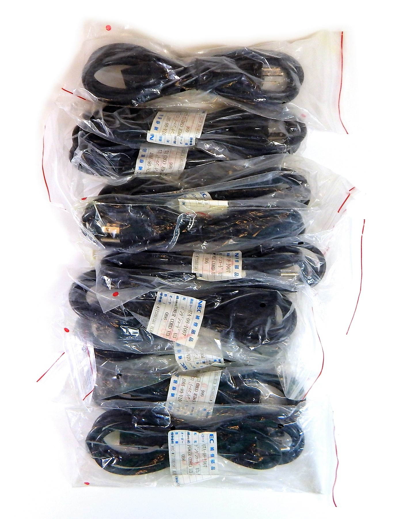 Lot-10 NEC 5-15P - C13 6.5FT Power Cord 07A-08-1007-L10 10A 125VAC