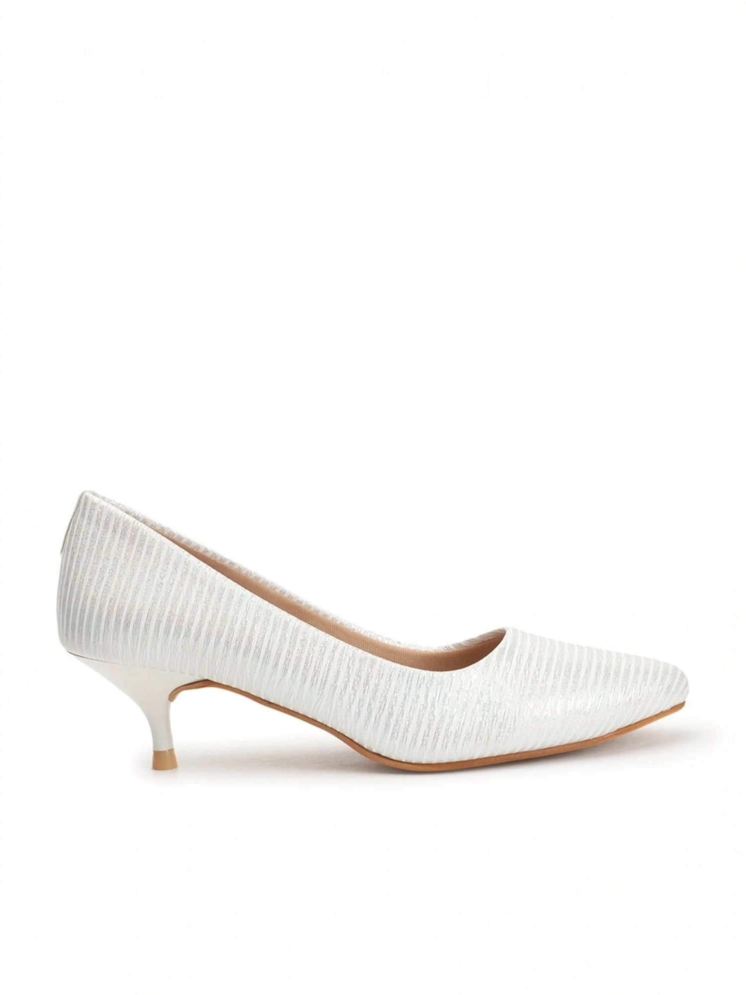 Carlton London Women's White Casual Pumps