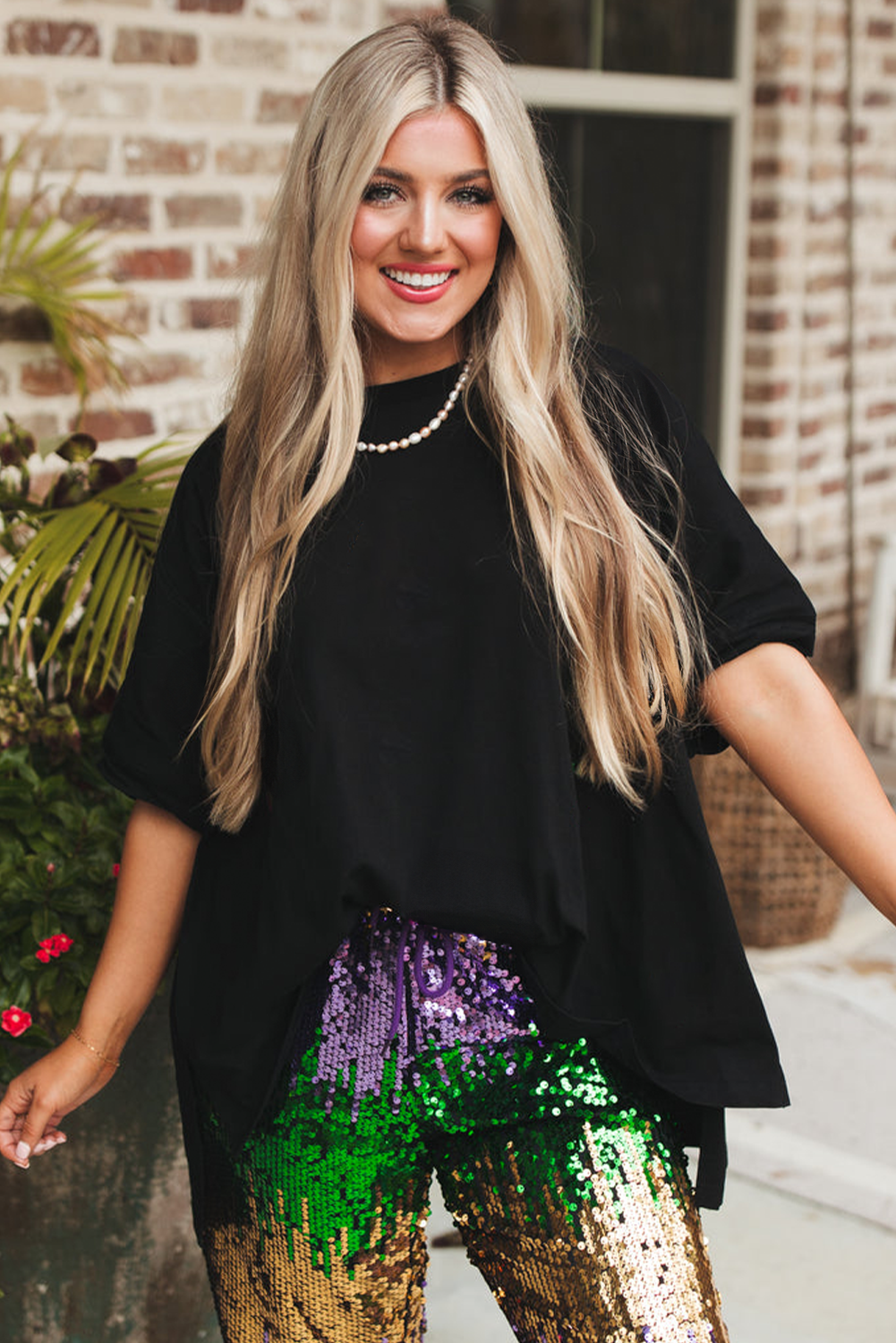 White Tie-dye Print Oversized Boyfriend T Shirt