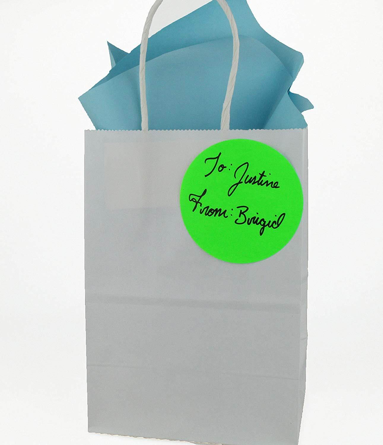 ChromaLabel 3 inch Color-Code Dot Labels | 500/Roll (Fluorescent Green)