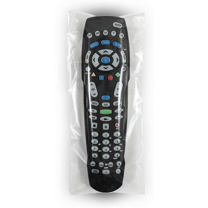 Bright Creations 150 Pack Clear Plastic TV Remote Bags, 12.2 x 4 Inches