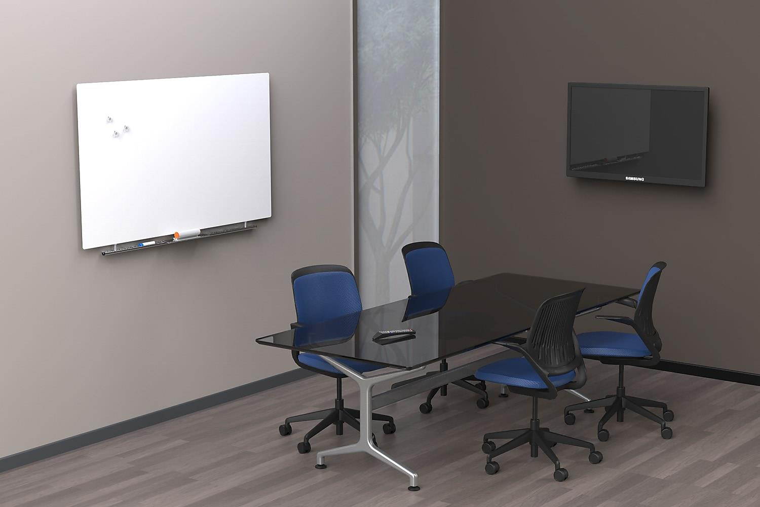 Iceberg Clarity Magnetic 36x62 Glass Dry Erase 31193