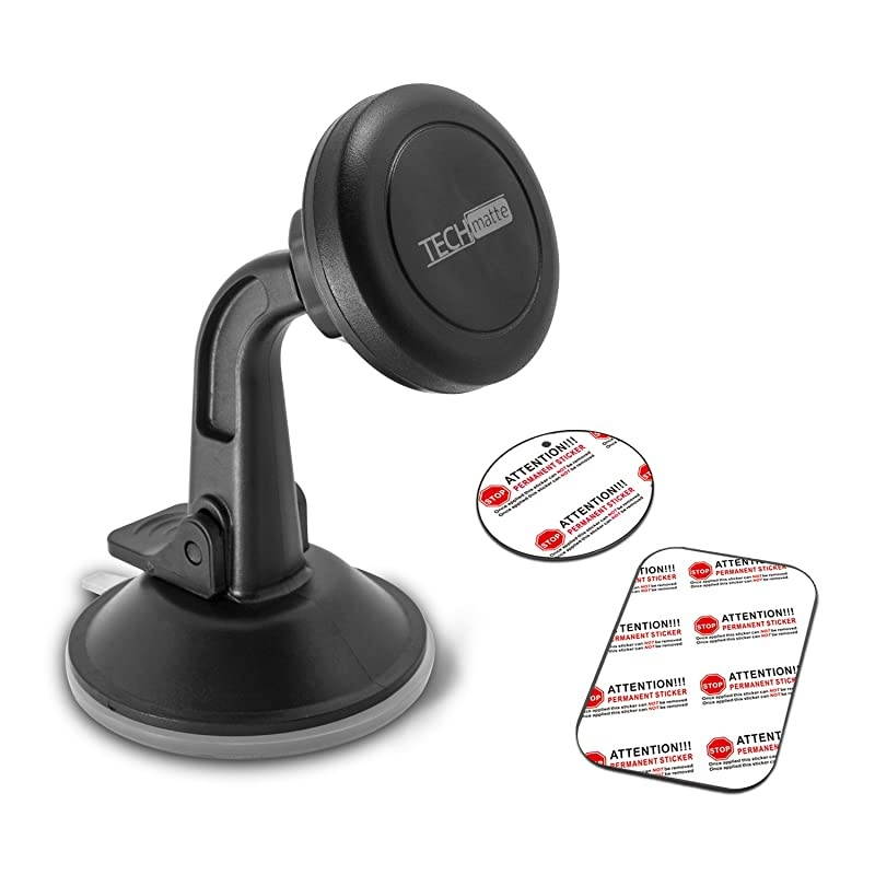 Car Phone Mount MagneticDashboard Mounted Car Phone HolderUniversal Smartphone Compatibility with Strong Magnetic Technology Black
