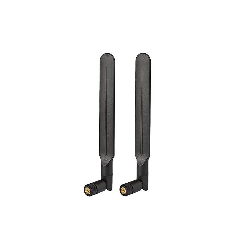 4G LTE 3dBi External SMA Male Antenna 2Pack Compatible with 4G LTE Wireless Router CPE Hotspot Industrial IoT Router Cellular Gateway Terminal Outdoor Cellular Security Camera