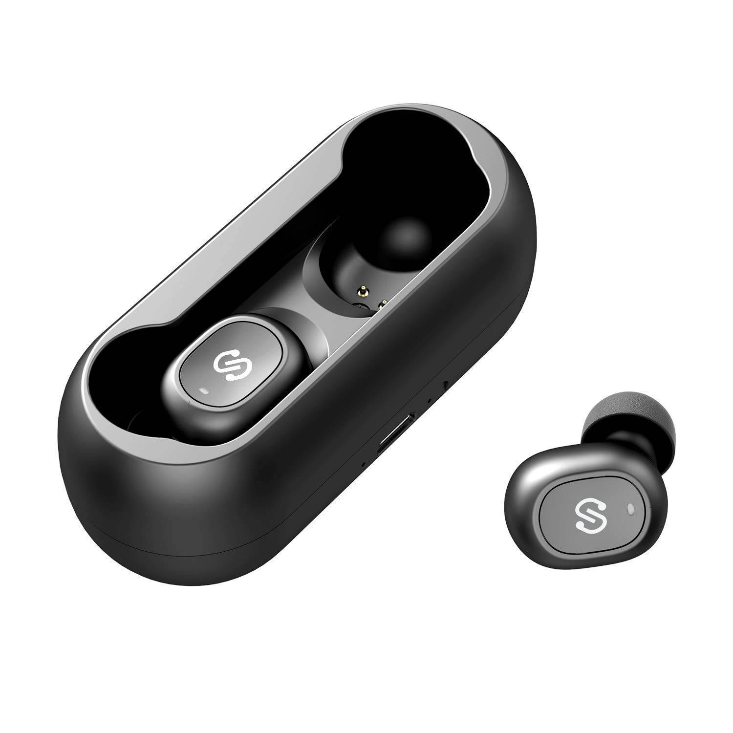 Wireless True  Bluetooth Earbuds in-Ear Stereo Bluetooth Headphones Wireless Earphones (Bluetooth 5.0, Built-in Mic, Stereo Calls, Total 15 Hours Playtime)