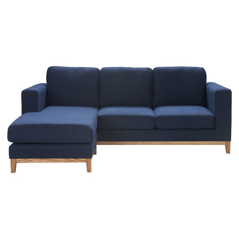 Ali Upholstered Loveseat Dark Shadow Blue - HOMES: Inside + Out