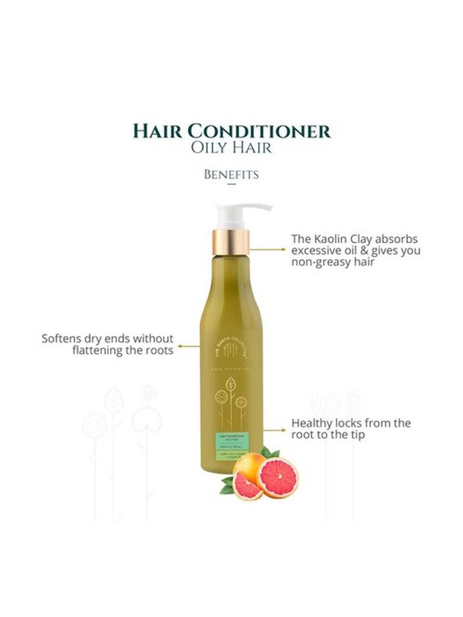 The Earth Collective Oily Hair Conditioner - 200 ml