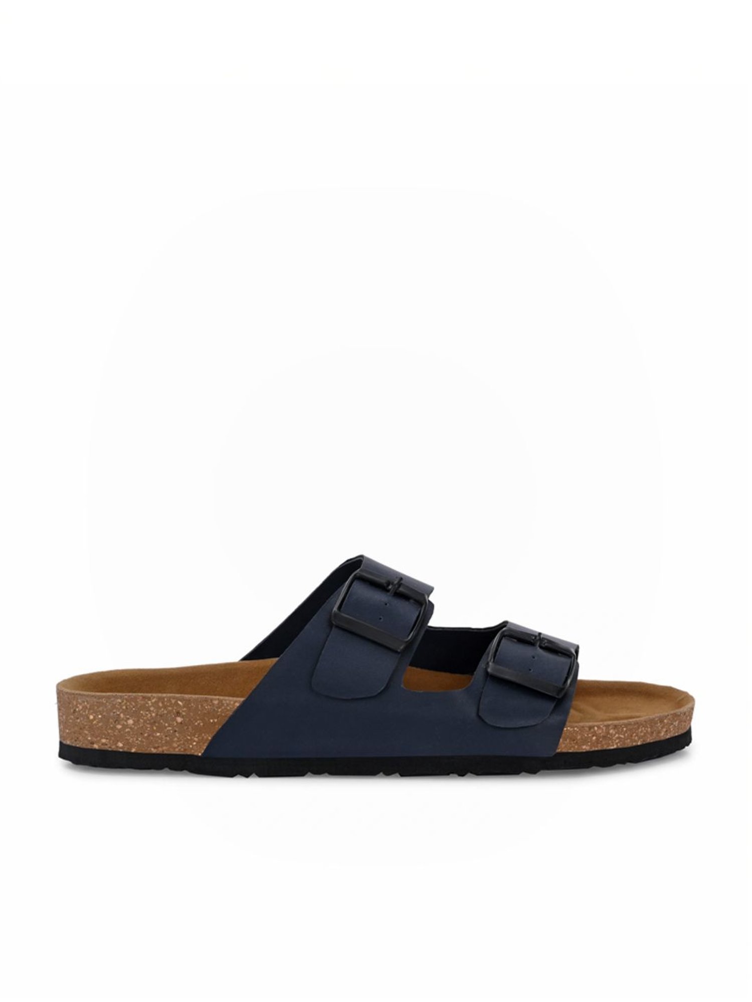 Hoversole Men's Navy Cork Casual Sandals
