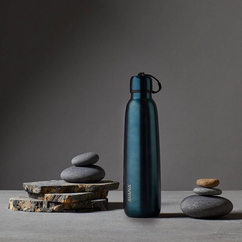 Avana 24oz Stainless Steel Water Bottle Blue