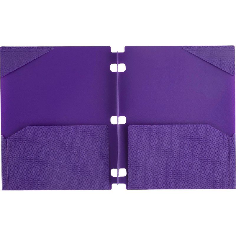 Snap-in Portfolio 2 Pocket Purple - Five Star